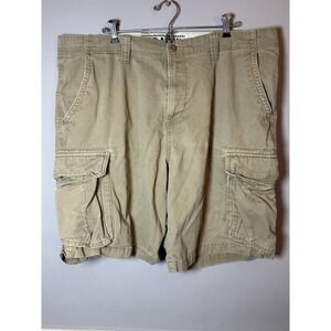 Old Navy Cargo Shorts Mens 40 Khaki Tan Classic Casual Pockets Outdoor Summer